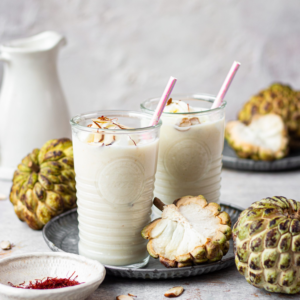 Sitaphal Milkshake With Ice Cream