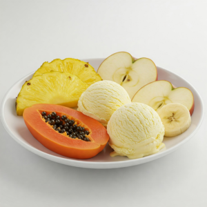 Four Fruit With Ice Cream
