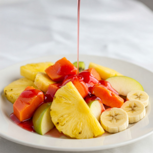 Rose Strawberry Syrup With Four Fruit