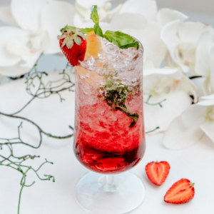 Rose Strawberry Mocktail