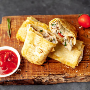 Egg Schezwan Roll