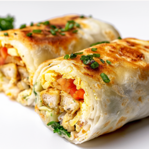 Chicken Double Egg Roll
